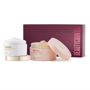 NIB Beautycounter Goodbye, Dry Body Duo 2 pc Set